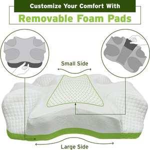 Cuscino CPAP per chi dorme di lato, cuscini CPAP regolabili in memory foam per chi dorme di lato e sulla schiena per un sonno migliore - Product Image 2