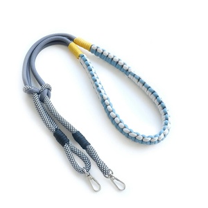 Factory Supply Colored Round Woven Nylon Rope Keychain Mobile Phone Lanyard Paracord Phone Sling Other Category Lanyards
