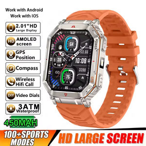 <span class=keywords><strong>Reloj</strong></span> Inteligente Deportivo para Hombre KR92 TFT con Pantalla Grande, Resistente al Agua 3ATM, Linterna, Batería de Larga Duración, GPS y Brújula - Product Image 1