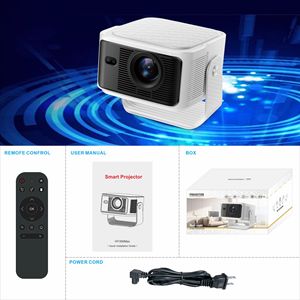 Portable Android Smart <b>Projector</b> 1080P LCD Home Theater Mini <b>Projector</b> Short Throw Built-in <b>Speakers</b> - Product Image 1
