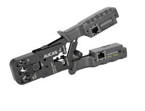Rj45 Multifunctionele Netwerkkabel <span class=keywords><strong>Tester</strong></span> Tool Voor 6p6c 8p8c Connector Crimping Stripping Plier 4 In1 Bekabeling Test Functies - Product Image 5