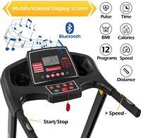 Tapis de course pliable pour la maison, idéal pour appartement et petits espaces, machine de cardio-training avec cadre pliable pour les séances de course quotidiennes