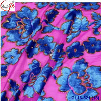 2024Nouvelle Arrivée Multicolore Dessiné À La Main Métallique Jacquard Dirac Somali Velours Nylon Tissu pour Saris et Robes De Mariée