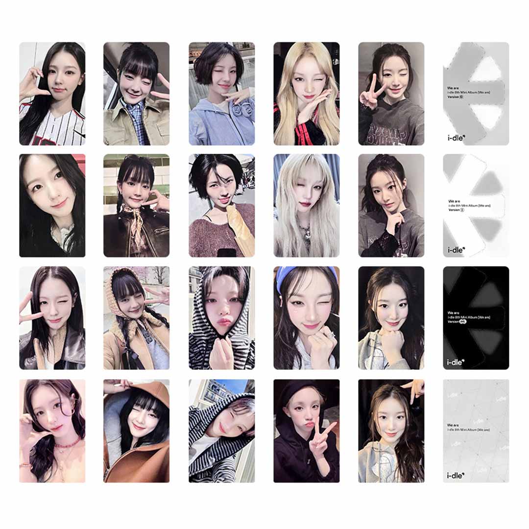 5Pcs/Set KPOP I-DLE We Are Album Photocards Soyeon Miyeon Shuhua