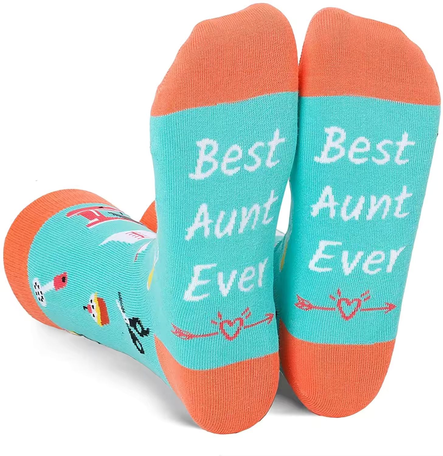 Turquoise orange aunt