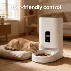 Tierbedarfsprodukte 4L Zeitgesteuerter Automatischer Hundefutterspender mit Getreideausgabe - Product Image 4