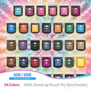 Juego de 34 Colores de Polvo para Teñir a Mano, <span class=keywords><strong>Tinte</strong></span> Reactivo al Agua Fría para Manualidades Infantiles/Teñido de Ropa con Cambio de Color - Product Image 3