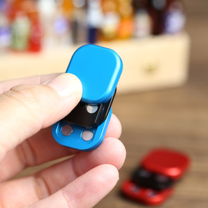 Nuevo Estilo, Juguete Antiestrés de Tres Niveles, Haptic EDC, para Adultos, Mini POD de Aluminio, Spinner Magnético de Metal, Tiebro - Product Image 4