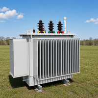 Transformateur auto-traduit triphasé immergé dans l'huile S20 400 kVA, trois enroulements, 50 Hz/60 Hz, pour système de distribution d'énergie agricole