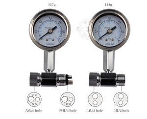 Medidor de presión de turbina Dental, manómetro de aire de alta baja velocidad, 2 y 4 agujeros, herramienta de medición para silla de laboratorio - Product Image 2