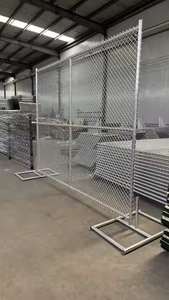 Malla de Alambre de Seguridad de Eslabones de Cadena Personalizada Joylink JL-52, Galvanizada por Inmersión en Caliente, Duradera, con Postes - Product Image 4