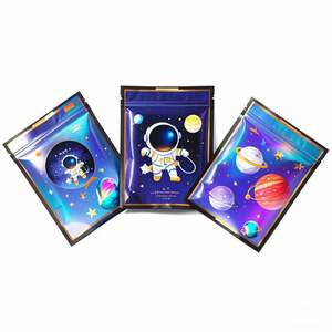 Custom UV Printed 1g Resealable Mini Small <b>Ziplock</b> Mylar Pouch 3 Side Seal Lay Flat <b>Bags</b> for Cosmetic Packaging Gummy Edibles - Product Image 2