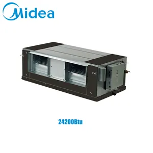 Midea Smart Hvac Systeem Verwarming En Koeling 16kw Hoge Statische Druk Duct R410a Ac Indoor Ventilator Motor Airconditioner Voor Hotels