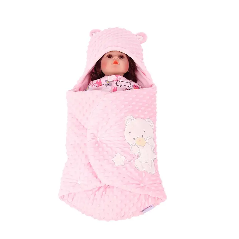 Colcha anti-arranhões para recém-nascidos, sacola de dormir para bebês de 0 a 6 meses, cobertor de viagem com capuz, ideal para uso no atacado