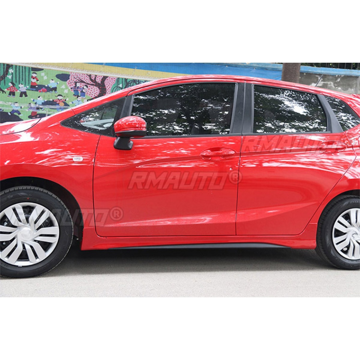 honda fit gk5 rear diffuser