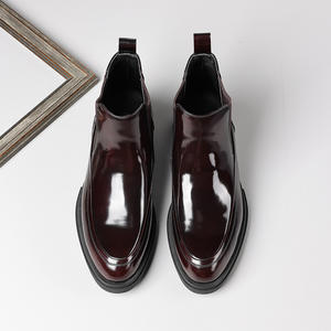 Nouvelles Chaussures Habillées en Cuir Véritable pour Hommes, Modèle Oxford à Bout Carré, Idéales pour Mariages, Semelle Extérieure en Caoutchouc Antidérapante avec Conception Massante - Product Image 3
