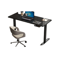Escritorio inteligente de madera maciza, escritorio de ordenador, patas de mesa ajustables eléctricas y Escritorio de estudio con estilo moderno
