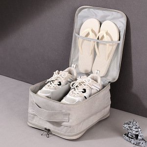 Travel Shoe Storage Bag Portable Multipurpose With Mesh Pocket For Trip Use - Product Image 1