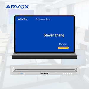 Hiddenlcd <span class=keywords><strong>Monitor</strong></span> Lift 21.5-inch cơ giới bảng điện LCD máy tính nâng không cần giấy tờ hệ thống phòng hội nghị - Product Image 3