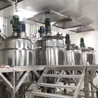Cuve de mélange en acier inoxydable avec chemise de chauffage/refroidissement et agitateur à spatule pour machine de cuisson et de mélange du chocolat
