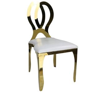 Sillas moderno Mini de Hqh Venta caliente suave de cuero Metal Marina acolchado apilable de oración <span class=keywords><strong>en</strong></span> el Hotel de lujo silla - Product Image 4