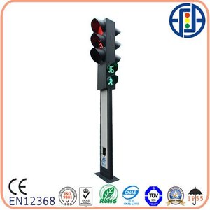 Chuyên nghiệp hệ thống đèn giao thông cánh tay duy nhất đèn thông minh cực 50 ngoài trời dẫn tín hiệu giao thông ánh sáng nhúng nóng mạ kẽm CE RoHs FCC - Product Image 6