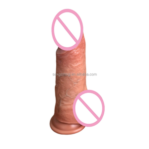 MS Op Maat Gemaakte OEM Huidkleur 19,5CM Zachte Siliconen <span class=keywords><strong>Dildo</strong></span> voor Vrouwelijk en Gay Gebruik 100% Waterdicht Adult Toy voor Mannen en Vrouwen - Product Image 1
