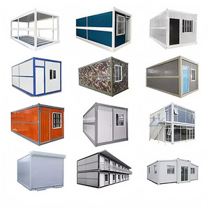 Maison conteneur pliable isolée par sécurité Design moderne certifié ISO9001 Installation rapide Immeuble de bureaux préfabriqué - Product Image 2