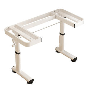 Cadre de bureau informatique réglable en hauteur pour usage domestique, en fer forgé renforcé et épaissi avec pieds réglables - Product Image 2