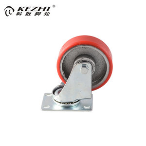 M16 Custom Medium Duty Typ Rollen rad Schwenkbare Plattform Rad rolle mit Bremsen - Product Image 5