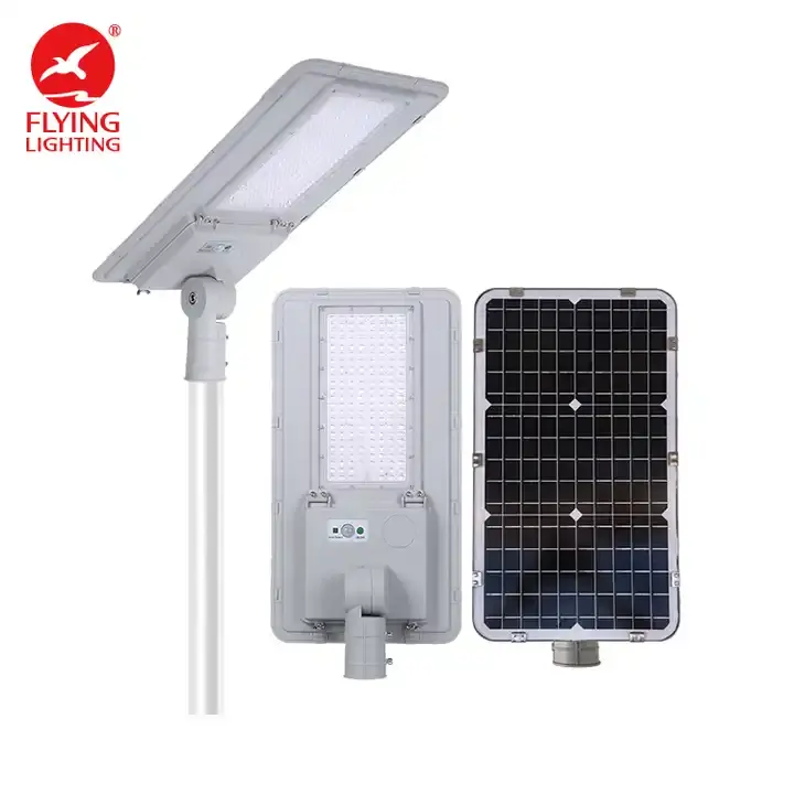 60W 100W 180W Außen lampa daire Solaire Kommerzielle öffentliche Induktion pfosten leuchte All-in-One-LED-Solar-Straßen laterne