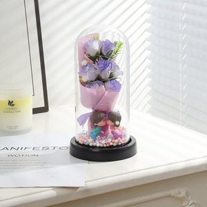 ของขวัญวันวาเลนไทน์ ฝาครอบแก้ว ช่อดอกไม้สบู่ ของขวัญวันวาเลนไทน์ - Product Image 4