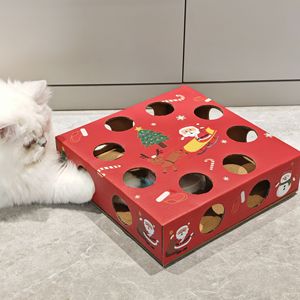 Gioco Interattivo Whack-A-Mole per <span class=keywords><strong>Gatti</strong></span>, Scatola Labirinto in Cartone Ondulato, Gioco Educativo e Rompicapo per <span class=keywords><strong>Gatti</strong></span> e Gattini da Interno - Product Image 4