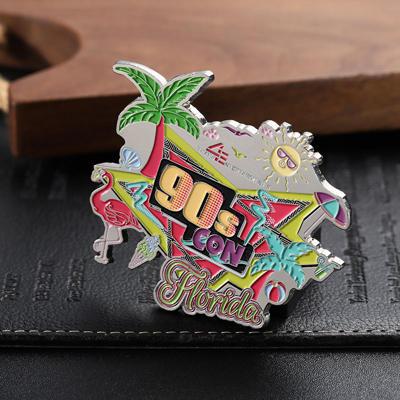 silver friddge magnet