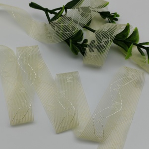 Cinta Elástica Jacquard Personalizada de Alta Calidad con Correa de Encaje, 16 mm de Ancho, Cinta de Nailon Transpirable con Logotipo de Marca para Cinturilla de Ropa Interior - Product Image 1