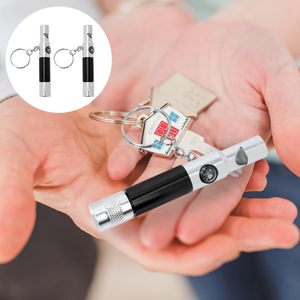 3 trong 1 đa chức năng Survival kit đèn pin với còi và la bàn túi mini Keychain <span class=keywords><strong>Torch</strong></span> ánh sáng cho Quà tặng khuyến mãi - Product Image 2