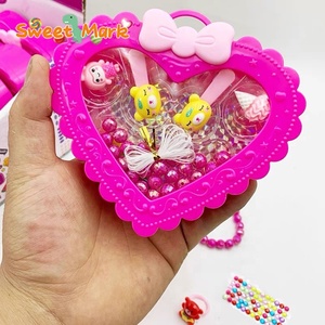Étui à bijoux <span class=keywords><strong>en</strong></span> forme de cœur, jouet, halal, bonbons durs, bracelet, bague, épingle à cheveux - Product Image 5