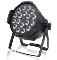 Projecteur LED de scène RGBWAP 6-en-1 18*18W pour intérieur, 32 lumières pour discothèque