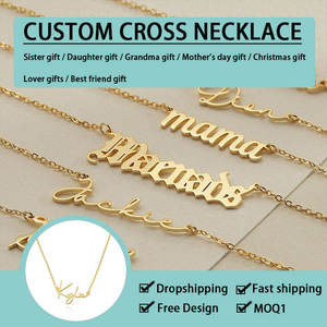 Collar de Acero Inoxidable Brillante con Nombre Personalizado, Resistente al Deslustre y a los Arañazos, Belleza Duradera - Product Image 3