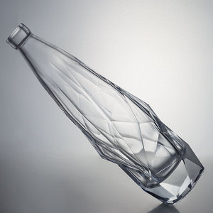 Venta Directa de Fábrica, Botella de Vidrio Cilíndrica Alta de 750 ml, la Más Vendida, para Almacenamiento de Whisky, Ron y Brandy, con Tapón de Corcho, Personalizable - Product Image 4