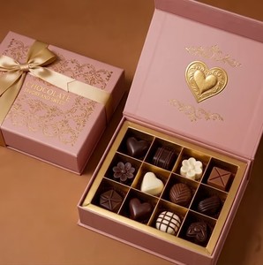Cajas Magnéticas de Chocolate para Bombones de Fresa, Personalizadas para San Valentín y Bodas, Venta al Por Mayor - Product Image 2