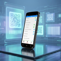 Terminal portable industriel Android 12, IP67, robuste, PDA, 4G, WIFI, NFC, scanner 2D QR, gestion d'entrepôt, fabrication, en stock en Europe