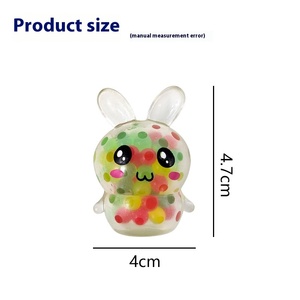 Jincan 2024 Divertido Juguete Antiestrés de Conejo TPR de TikTok, Bola de Alivio de Estrés, Huevo de Pascua Feliz, Lindo Juguete Blandito para Niños y Niñas, Regalo para Niños - Product Image 4