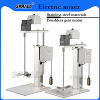 Agitateur à moteur industriel SPRALL pour produits chimiques, cosmétiques, revêtements, peintures, solvants, mélangeurs électriques pour fûts liquides, shampooings