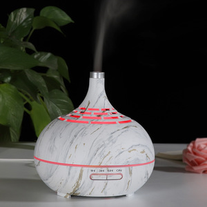 Diffuseur d'arômes créatif, humidificateur à lumière LED de 500 ml pour la maison, le bureau, la chambre à coucher, avec fonction de minuterie - Product Image 4