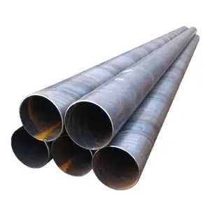 High Quality Welded Tube Waterproof Spiral Pipe Hollow Section Carbon SSAW Metal Price Round Structure