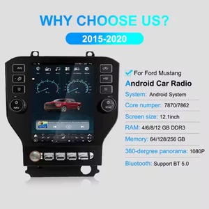 Navihua 10.4 Inch Android Multimedia Touch Screen Carplay Screen <b>System</b> Car Radio GPS Navigation for Ford Mustang 2015 2020 - Product Image 4