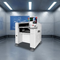 Precio Preferencial Especial: Máquina de Colocación de Componentes SMT de Escritorio, Montadora de Chips LED, 8 Cabezales, 80 Alimentadores, 10 Cámaras