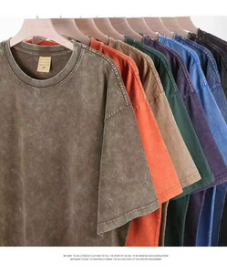 เสื้อยืดผู้ชายคุณภาพสูง ราคาถูก สกรีนโลโก้แบรนด์ของคุณเอง ผ้าฝ้าย 100% เสื้อยืดเปล่าเรียบง่าย สไตล์ลำลอง - Product Image 4