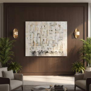 Dipinto Astratto Moderno della Parete Occidentale su Tela per Preghiere del Muro del Pianto Ebraico, Decorazione per <span class=keywords><strong>la</strong></span> Casa - Product Image 6